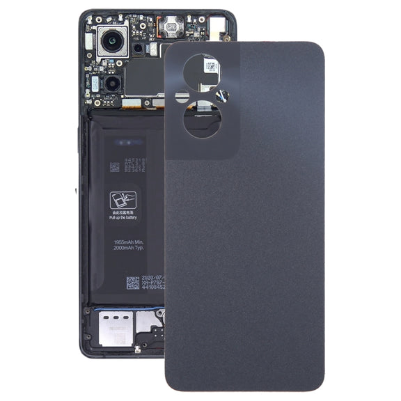 For OPPO Reno7 Lite Original Battery Back Cover(Black)