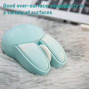 MOFii M6 Rabbit Shape 2.4G Wireless Mute Mouse(Milk Tea)