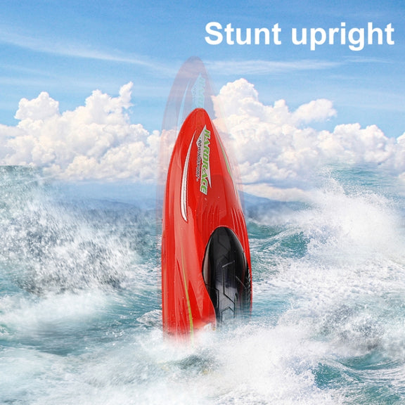 JJR/C S8 2.4G Mini RC Upright High Speed Stunt Boat(Blue)