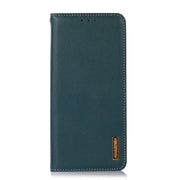 For Google Pixel 8 KHAZNEH Nappa Top Layer Cowhide Leather Phone Case(Green)