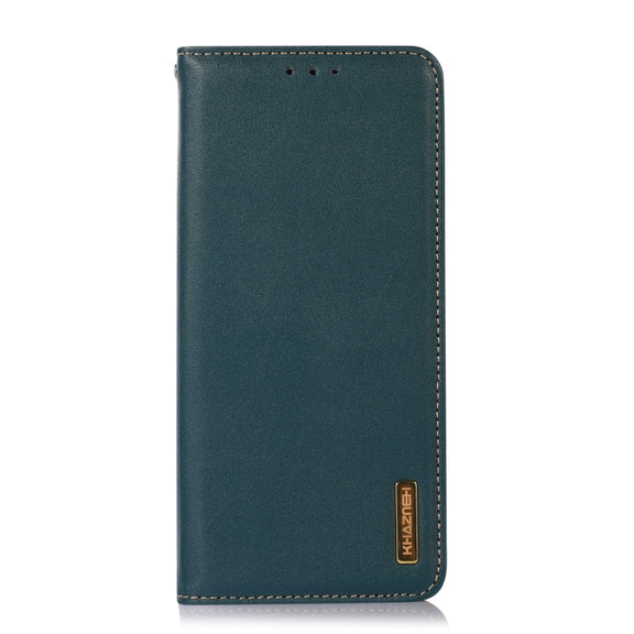 For Google Pixel 8 KHAZNEH Nappa Top Layer Cowhide Leather Phone Case(Green)