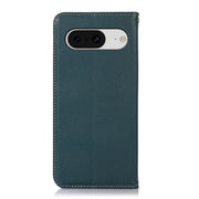 For Google Pixel 8 KHAZNEH Nappa Top Layer Cowhide Leather Phone Case(Green)