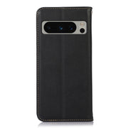For Google Pixel 8 Pro KHAZNEH Nappa Top Layer Cowhide Leather Phone Case(Black)