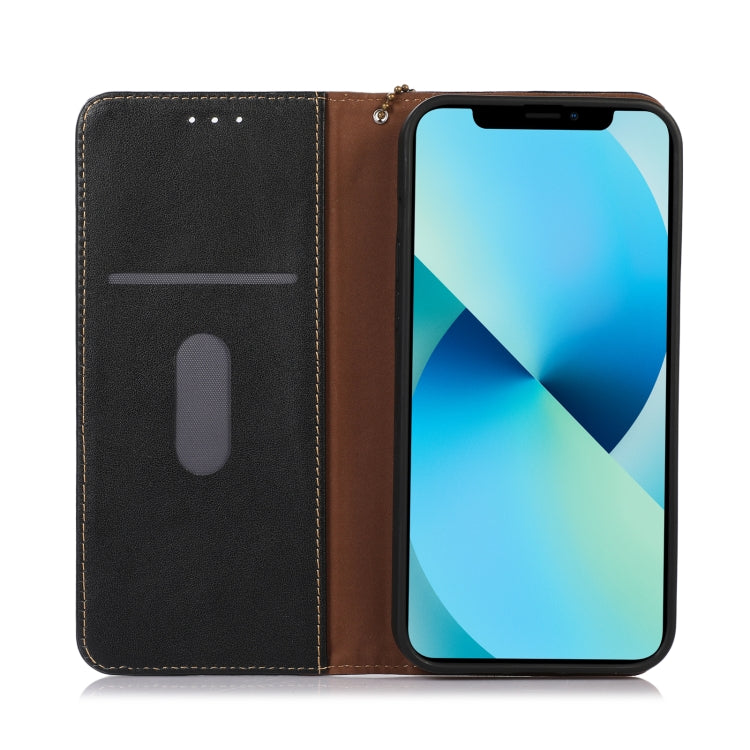 For Google Pixel 8 Pro KHAZNEH Nappa Top Layer Cowhide Leather Phone Case(Black)