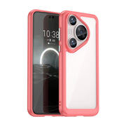 For Huawei Pura 70 Pro+ Colorful Series Acrylic + TPU Phone Case(Red)