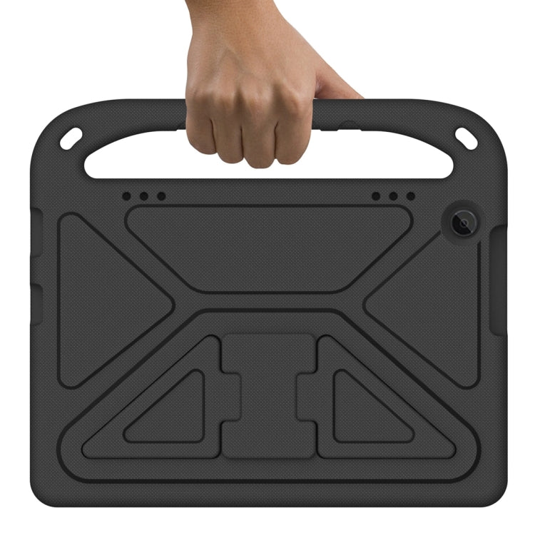 For Lenovo Tab M10 3rd Gen Handle EVA Shockproof Tablet Case with Holder(Black)