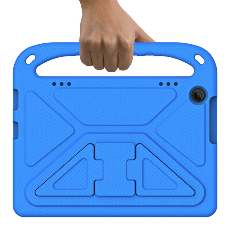 For Lenovo Tab M10 3rd Gen Handle EVA Shockproof Tablet Case with Holder(Blue)