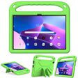 For Lenovo Tab M10 3rd Gen Handle EVA Shockproof Tablet Case with Holder(Green) - Lenovo by PMC TechLife | Online Shopping South Africa | PMC TechLife | Buy Now Pay Later Mobicred