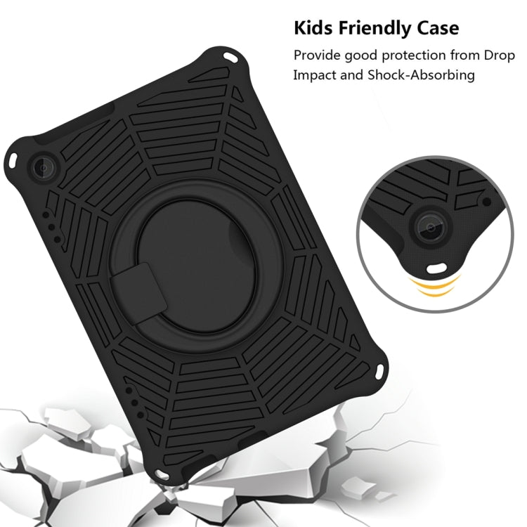 For Lenovo Tab M10 3rd Gen Spider King Silicone Protective Tablet Case(Black)