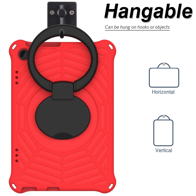 For Lenovo Tab M10 3rd Gen Spider King Silicone Protective Tablet Case(Red)