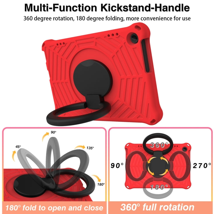 For Lenovo Tab M10 3rd Gen Spider King Silicone Protective Tablet Case(Red)