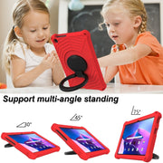 For Lenovo Tab M10 3rd Gen Spider King Silicone Protective Tablet Case(Red)
