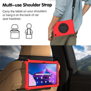 For Lenovo Tab M10 3rd Gen Spider King Silicone Protective Tablet Case(Red)