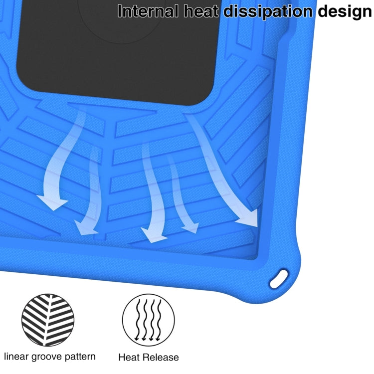 For Lenovo Tab M10 3rd Gen Spider King Silicone Protective Tablet Case(Blue)