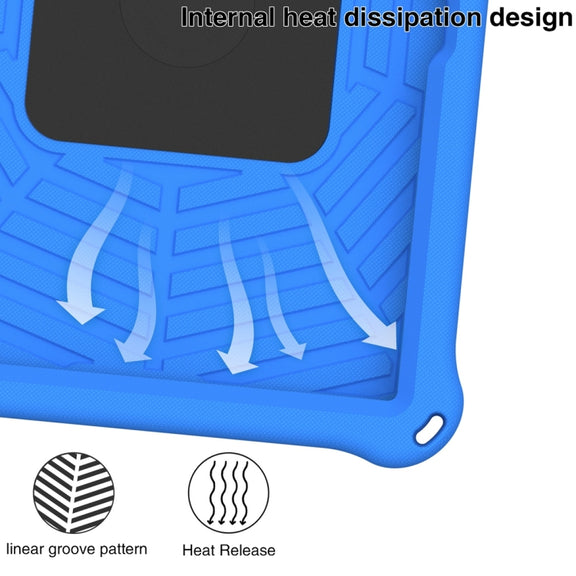 For Lenovo Tab M10 3rd Gen Spider King Silicone Protective Tablet Case(Blue)