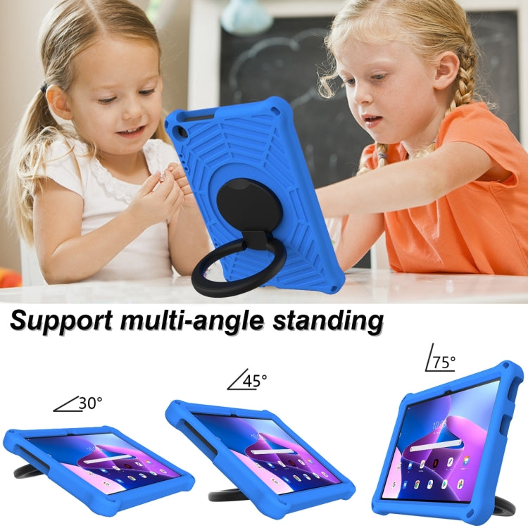 For Lenovo Tab M10 3rd Gen Spider King Silicone Protective Tablet Case(Blue)