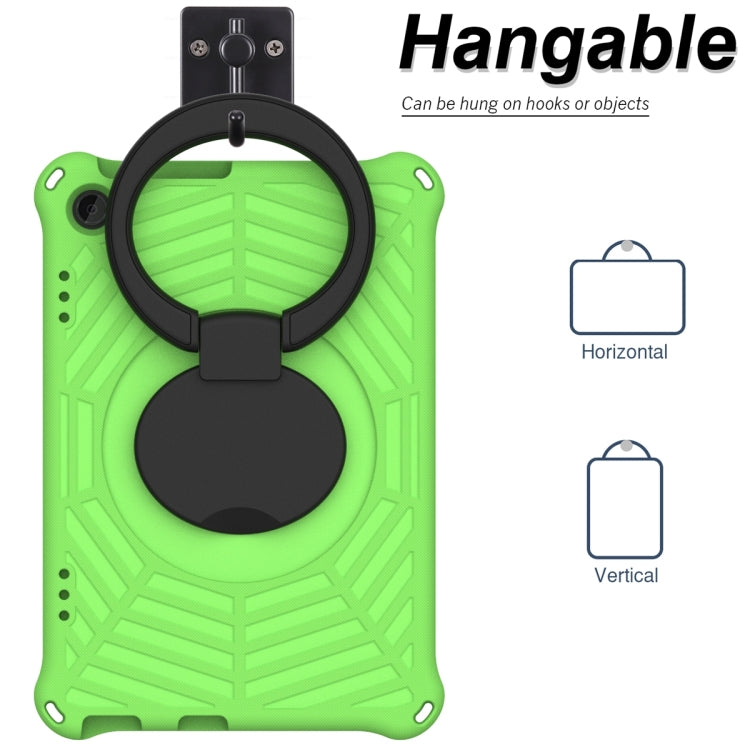 For Lenovo Tab M10 3rd Gen Spider King Silicone Protective Tablet Case(Green)