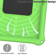 For Lenovo Tab M10 3rd Gen Spider King Silicone Protective Tablet Case(Green)