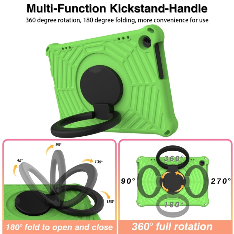For Lenovo Tab M10 3rd Gen Spider King Silicone Protective Tablet Case(Green)