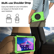 For Lenovo Tab M10 3rd Gen Spider King Silicone Protective Tablet Case(Green)