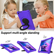 For Lenovo Tab M10 3rd Gen Spider King Silicone Protective Tablet Case(Purple)
