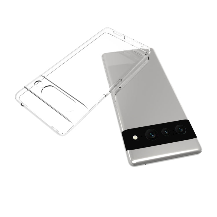 For Google Pixel 7 Pro Water-resistant Texture TPU Phone Case(Transparent)