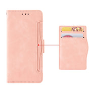 For Blackview A85 Skin Feel Calf Texture Card Slots Leather Phone Case(Pink)