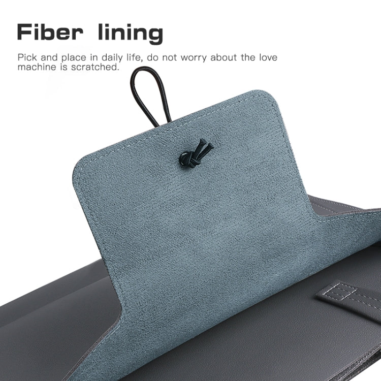 15-16 inch Universal Elastic Thread Button Portable Laptop Inner Bag(Blue)