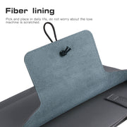15-16 inch Universal Elastic Thread Button Portable Laptop Inner Bag(Blue)