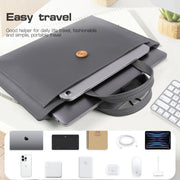 15-16 inch Universal Elastic Thread Button Portable Laptop Inner Bag(Blue)