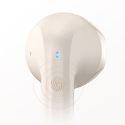 USAMS YO17 TWS Half In-Ear Wireless Bluetooth Earphone(Beige)