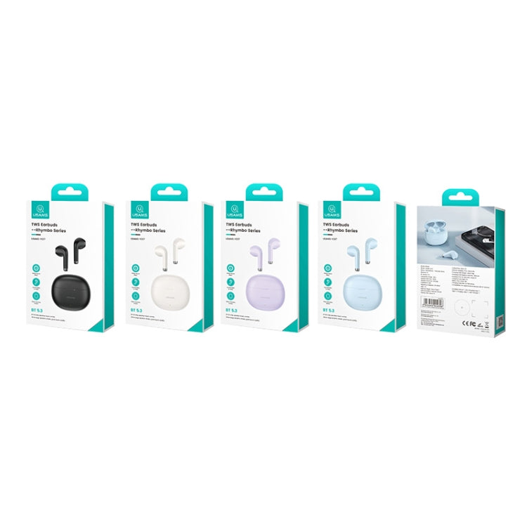USAMS YO17 TWS Half In-Ear Wireless Bluetooth Earphone(Beige)