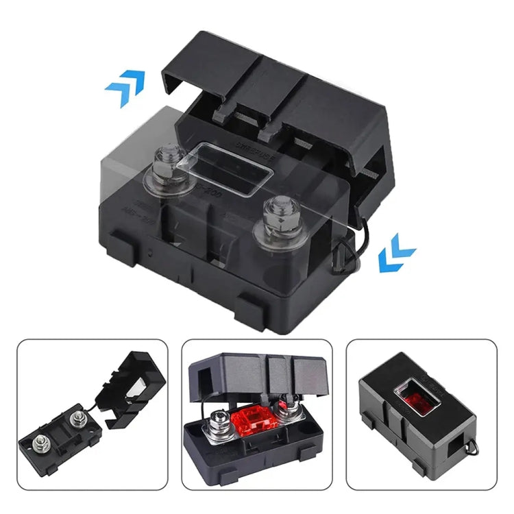 6 in 1 ANS Car Fuse Holder Fuse Box, Current:60A & 80A & 100A