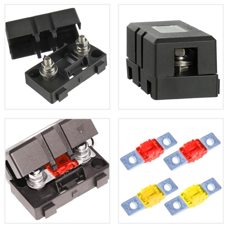 6 in 1 ANS Car Fuse Holder Fuse Box, Current:60A & 80A & 100A