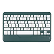 Z10B For iPad 10th Gen 10.9 2022 / 11 2025 Pen Slot Bluetooth Keyboard Leather Tablet Case(Green)