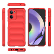 For Realme 10 Pro 5G Magic Shield TPU + Flannel Phone Case(Grey)