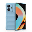For Realme 10 Pro+ 5G Magic Shield TPU + Flannel Phone Case(Light Blue) - Realme Cases by PMC TechLife | Online Shopping South Africa | PMC TechLife | Buy Now Pay Later Mobicred
