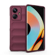 For Realme 10 Pro+ 5G Magic Shield TPU + Flannel Phone Case(Wine Red) - Realme Cases by PMC TechLife | Online Shopping South Africa | PMC TechLife | Buy Now Pay Later Mobicred
