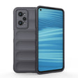 For Realme GT2 Magic Shield TPU + Flannel Phone Case(Dark Grey) - Realme Cases by PMC TechLife | Online Shopping South Africa | PMC TechLife | Buy Now Pay Later Mobicred