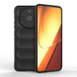 For Realme 11 5G Magic Shield TPU + Flannel Phone Case(Black) - Realme Cases by PMC TechLife | Online Shopping South Africa | PMC TechLife | Buy Now Pay Later Mobicred
