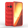 For Realme 11 5G Magic Shield TPU + Flannel Phone Case(Red) - Realme Cases by PMC TechLife | Online Shopping South Africa | PMC TechLife | Buy Now Pay Later Mobicred
