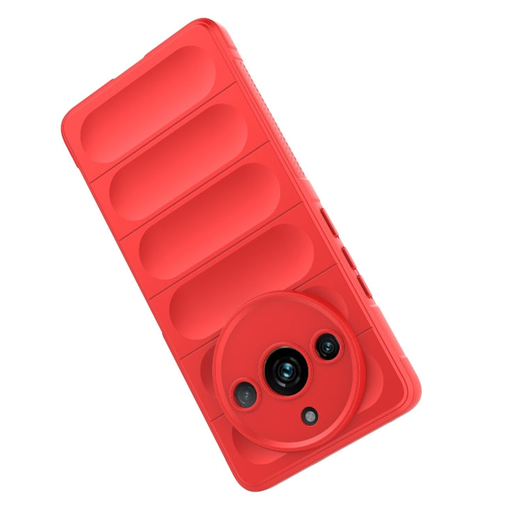 For Realme 11 Pro 5G/11 Pro+ 5G Magic Shield TPU + Flannel Phone Case(Red)