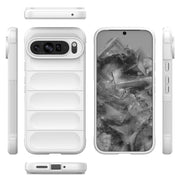 For Google Pixel 9 Pro XL 5G Magic Shield TPU + Flannel Phone Case(White)