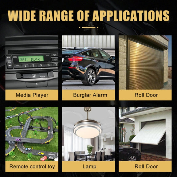 315MHz Copy Code 2pcs For Maserati Four-button Anti-theft Alarm Wireless Key Remote Control
