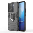 For vivo iQOO Z7x 5G Magnetic Ring Holder PC + TPU Phone Case(Black) - vivo Cases by PMC TechLife | Online Shopping South Africa | PMC TechLife | Buy Now Pay Later Mobicred