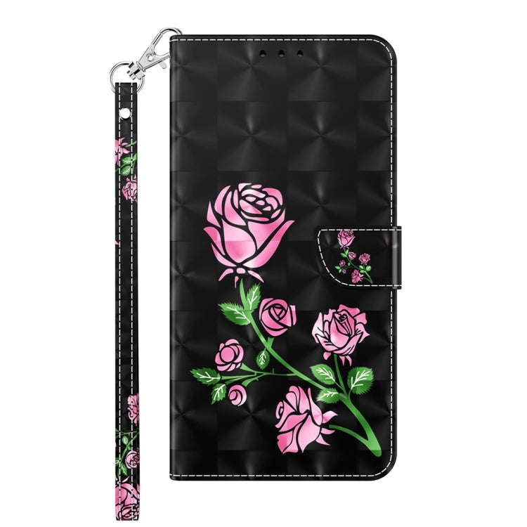 For Xiaomi 13 Ultra 3D Painted Pattern Leather Phone Case(Rose)