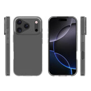 For iPhone 17 Pro Max Water-resistant Texture TPU Phone Case(Transparent)