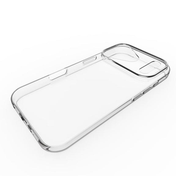 For iPhone 17 Pro Max Water-resistant Texture TPU Phone Case(Transparent)