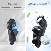 2 in 1 Knee Pads Motolsg Motorcycle Bicycle Riding Protective Gear