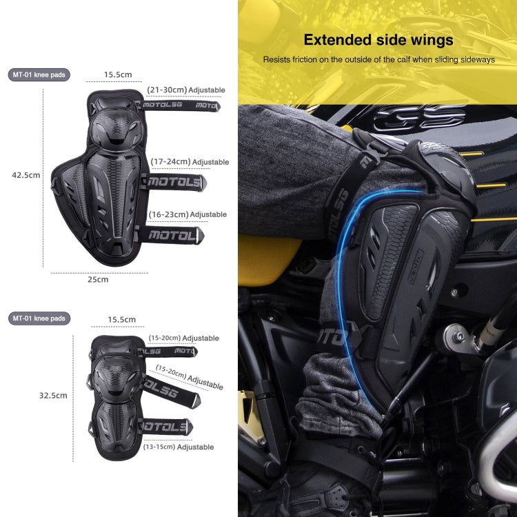2 in 1 Knee Pads Motolsg Motorcycle Bicycle Riding Protective Gear